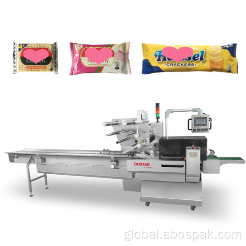 Popsicle Packing Machine Puff Pillow Flow Packing Packaging Machine with Tray Supplier